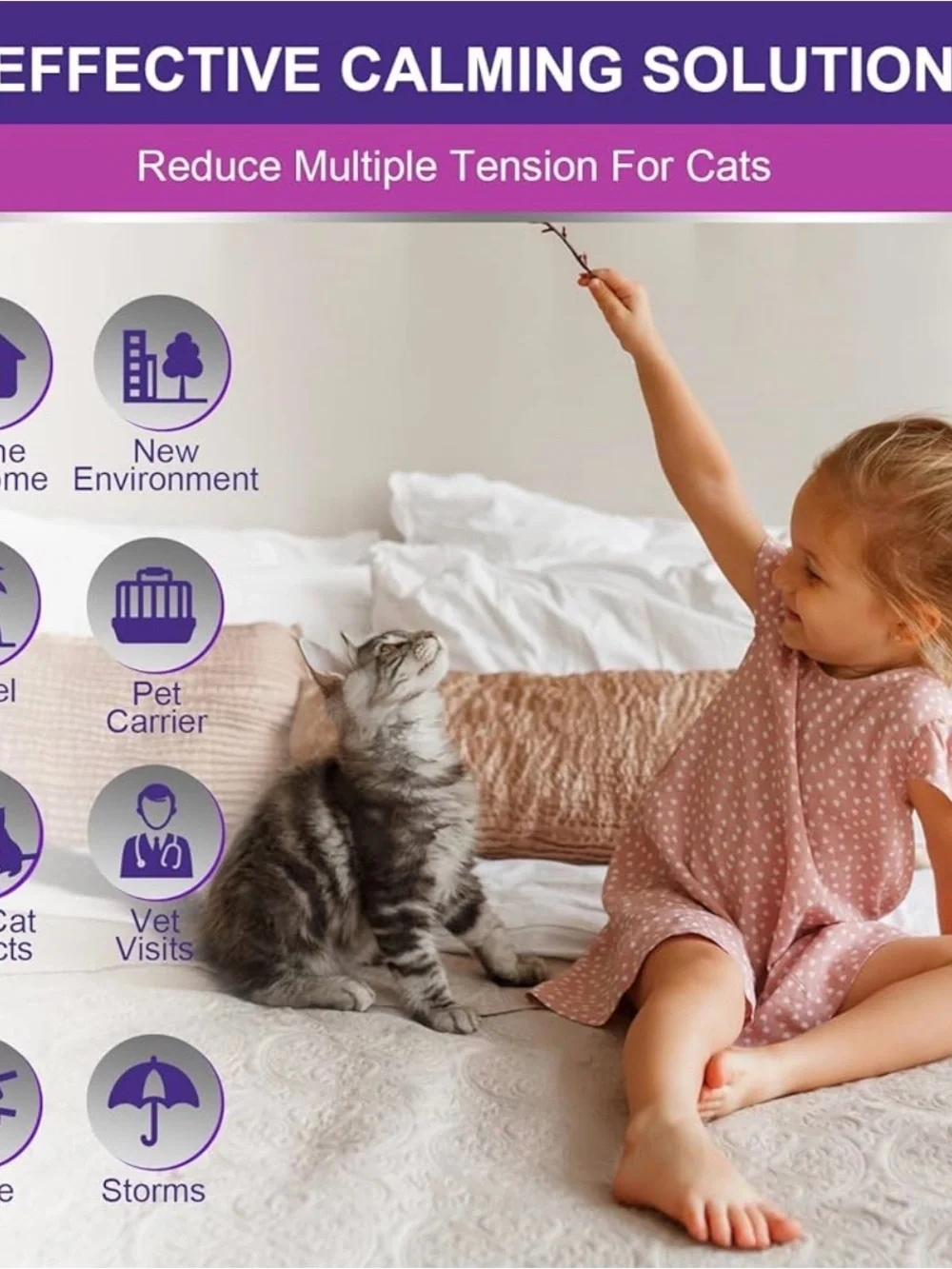 ACYEAH Calming Diffuser Kit for Cats designed to reduce anxiety-related